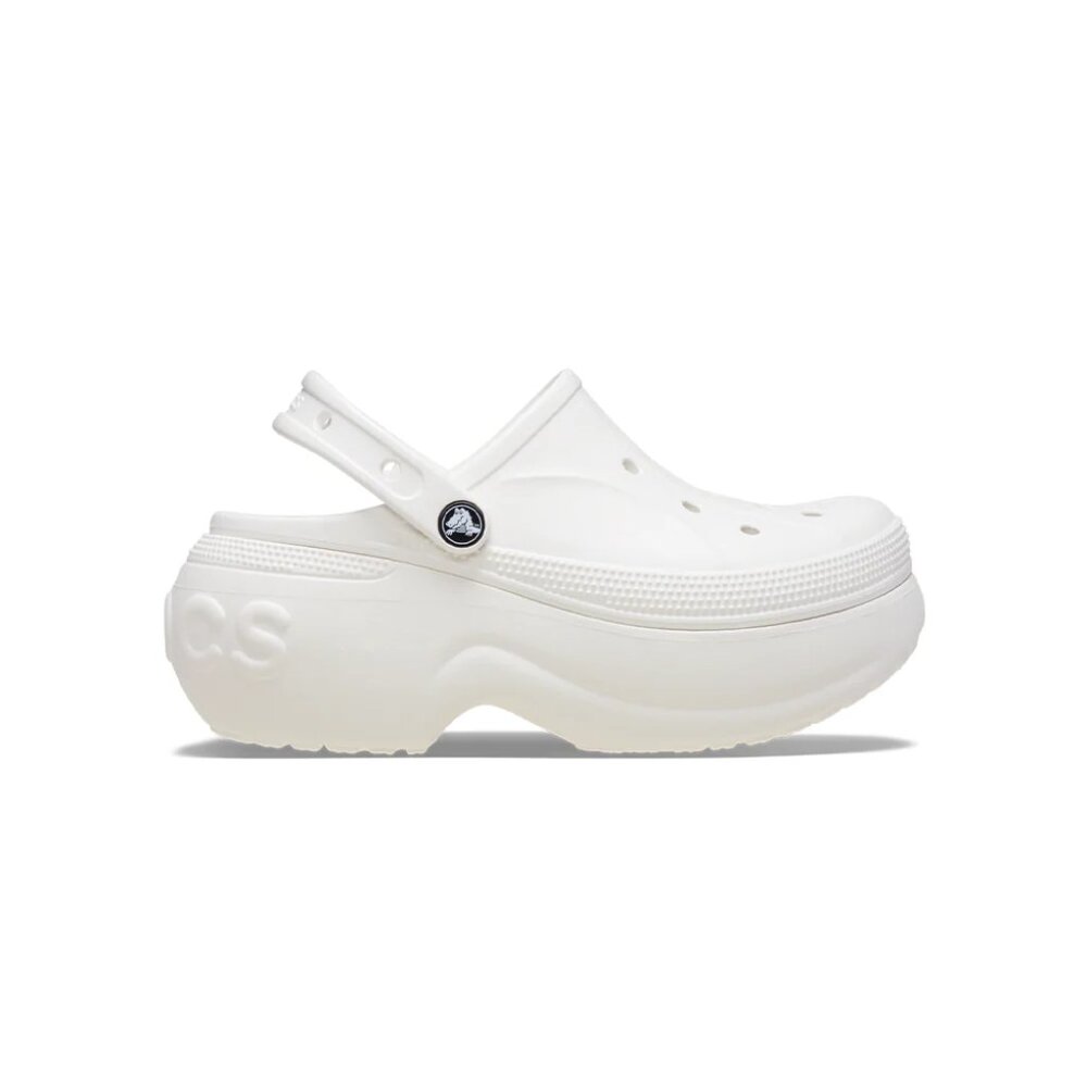 Crocs Women's Snow White Bella Adjustable Platform Slip-On‎ Clogs Size 9
